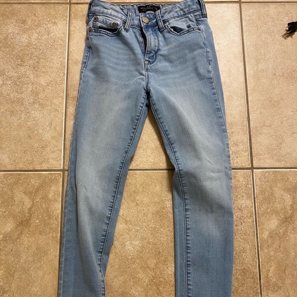 Aero Medium Wash Jegging Jeans Short